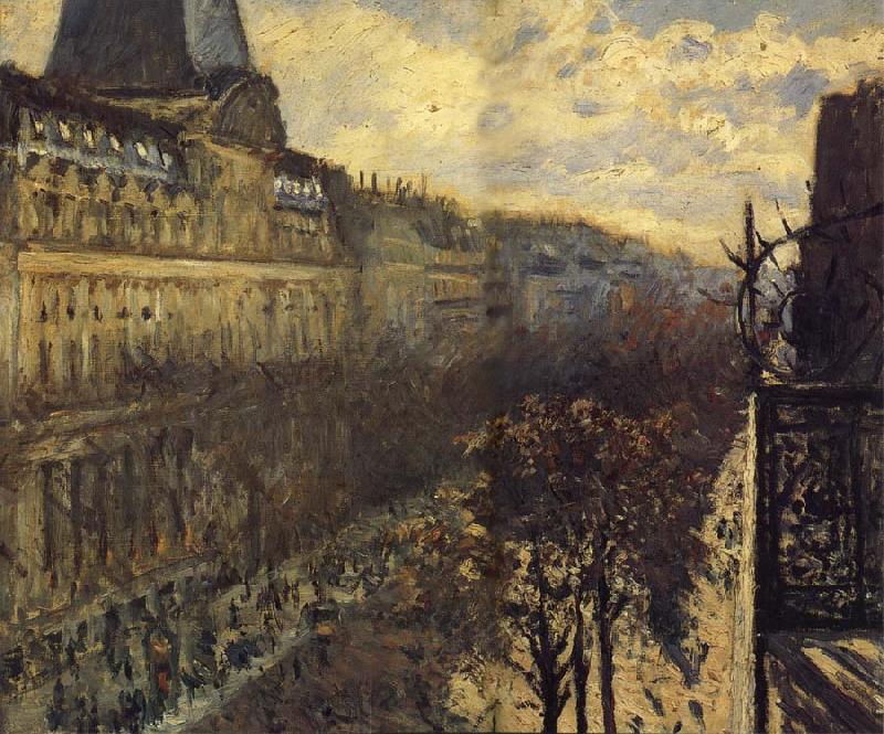 Gustave Caillebotte The street of Italy France oil painting art